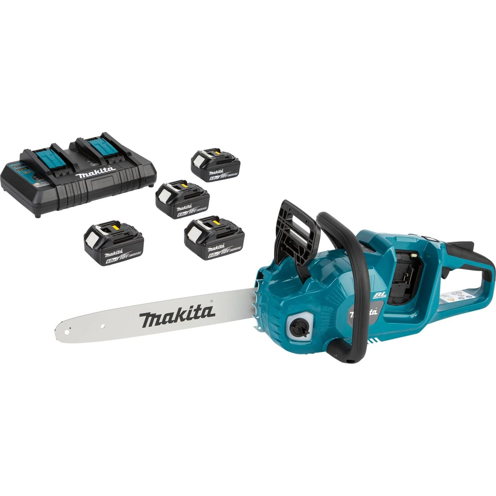 01970500122341.webp Makita DUC353PG4 + 4 batteries 6,0 Ah – Image 1